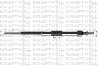 05030113 KRAFTVOLL GERMANY Свеча накаливания