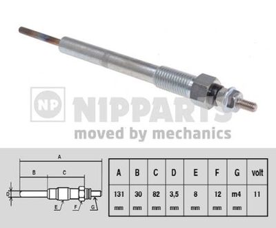 N5710505 NIPPARTS Свеча накаливания