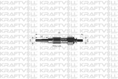 05030036 KRAFTVOLL GERMANY Свеча накаливания