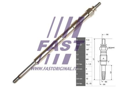 FT82736 FAST Свеча накаливания