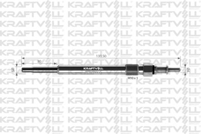 05030111 KRAFTVOLL GERMANY Свеча накаливания