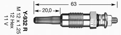 4956 NGK Свеча накаливания