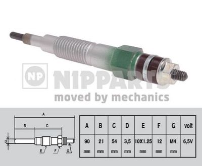 N5711029 NIPPARTS Свеча накаливания