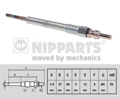 N5713015 NIPPARTS Свеча накаливания