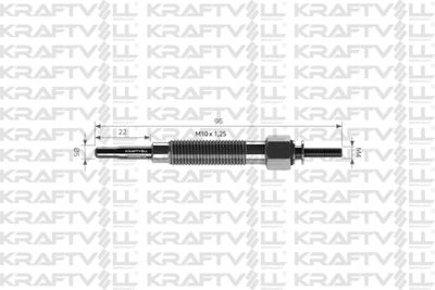 05030012 KRAFTVOLL GERMANY Свеча накаливания