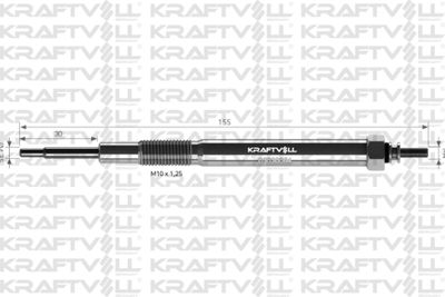 05030064 KRAFTVOLL GERMANY Свеча накаливания