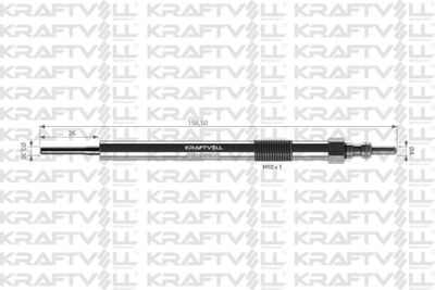 05030078 KRAFTVOLL GERMANY Свеча накаливания