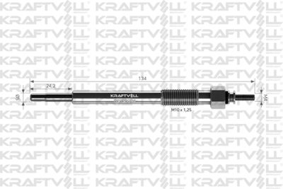 05030094 KRAFTVOLL GERMANY Свеча накаливания