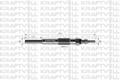 05030033 KRAFTVOLL GERMANY Свеча накаливания