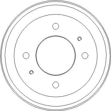 NDR299 NATIONAL Тормозной барабан