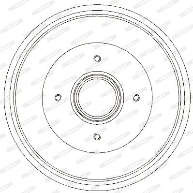 FDR329732 FERODO Тормозной барабан