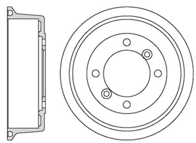 VBD627 MOTAQUIP Тормозной барабан