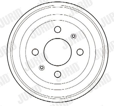 329000J JURID Тормозной барабан