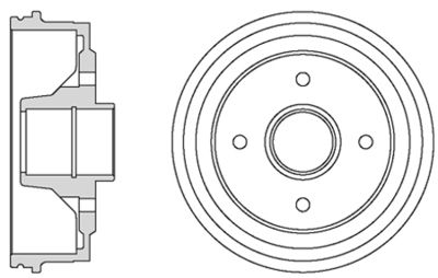 VBD634 MOTAQUIP Тормозной барабан