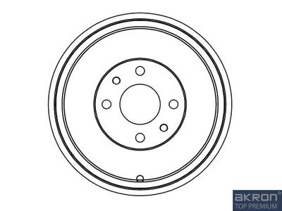 1120012 AKRON-MALÒ Тормозной барабан