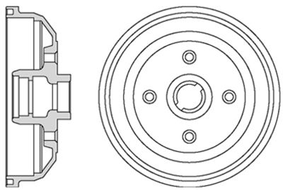 VBD614 MOTAQUIP Тормозной барабан