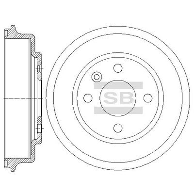 SD3048 Hi-Q Тормозной барабан