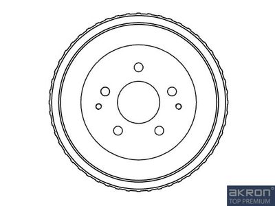 1120081 AKRON-MALÒ Тормозной барабан