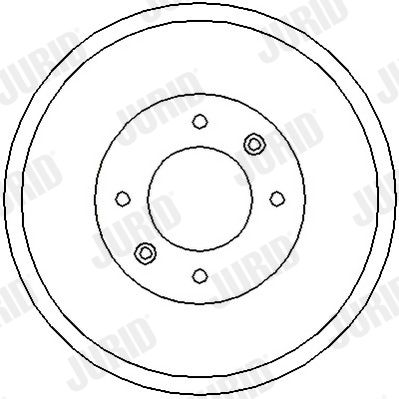 329117J JURID Тормозной барабан