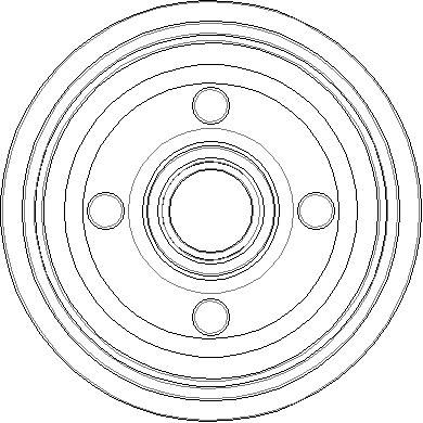 NDR230 NATIONAL Тормозной барабан