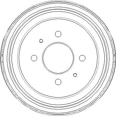 NDR309 NATIONAL Тормозной барабан