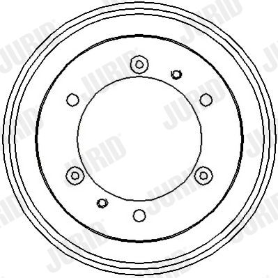 329096J JURID Тормозной барабан