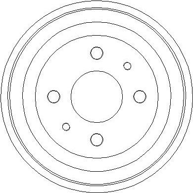 NDR026 NATIONAL Тормозной барабан