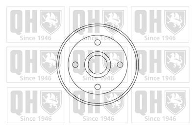 BDR137 QUINTON HAZELL Тормозной барабан