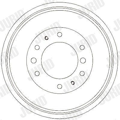 329295J JURID Тормозной барабан