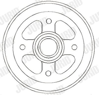 329246J JURID Тормозной барабан