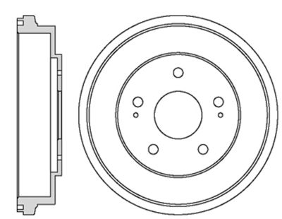 VBD43 MOTAQUIP Тормозной барабан