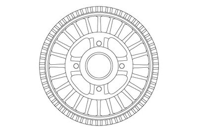 DB4557MR TRW Тормозной барабан