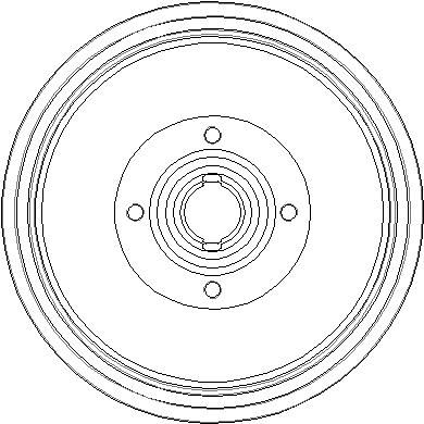 NDR252 NATIONAL Тормозной барабан