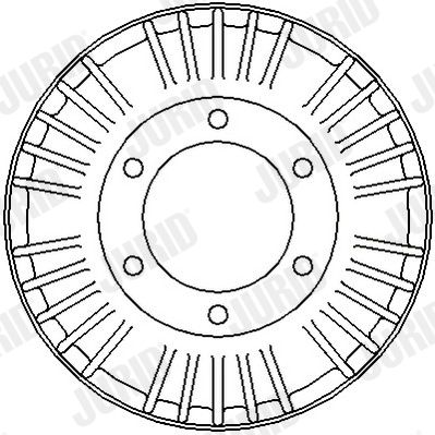 329120J JURID Тормозной барабан