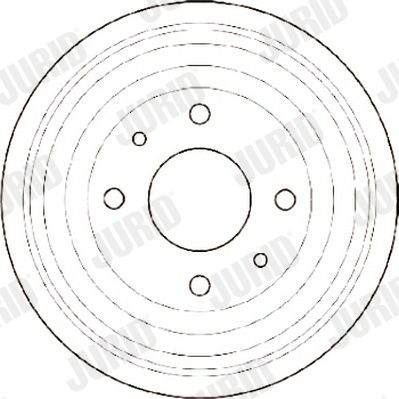 329175J JURID Тормозной барабан