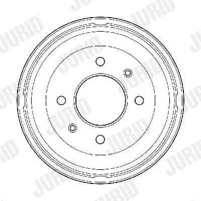 329148J JURID Тормозной барабан