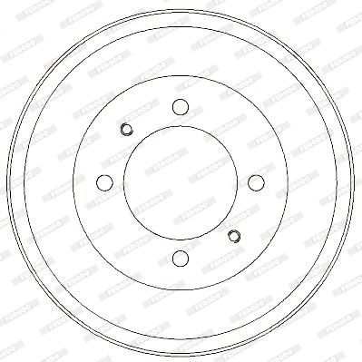 FDR329303 FERODO Тормозной барабан