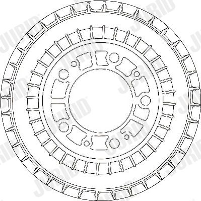 329014J JURID Тормозной барабан