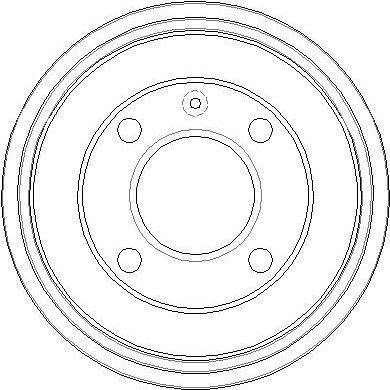 NDR322 NATIONAL Тормозной барабан