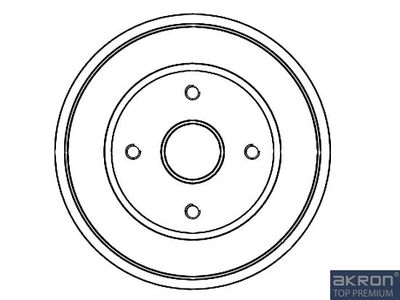 1120052 AKRON-MALÒ Тормозной барабан