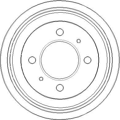 NDR095 NATIONAL Тормозной барабан