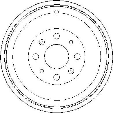 NDR341 NATIONAL Тормозной барабан