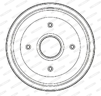 FDR329703 FERODO Тормозной барабан