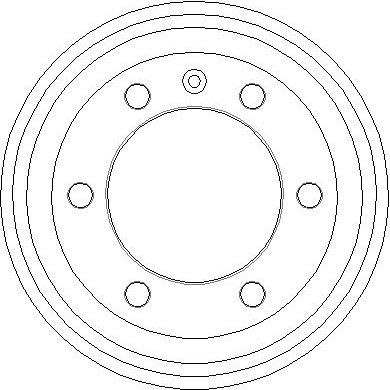 NDR057 NATIONAL Тормозной барабан