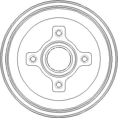 NDR243 NATIONAL Тормозной барабан