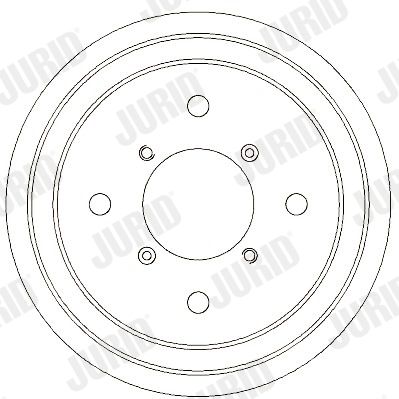 329289J JURID Тормозной барабан
