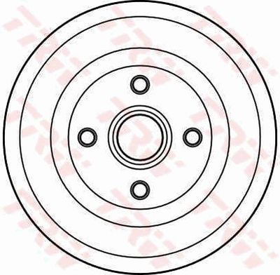 DB4179 TRW Тормозной барабан