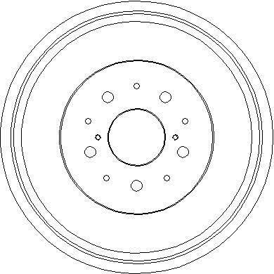NDR257 NATIONAL Тормозной барабан