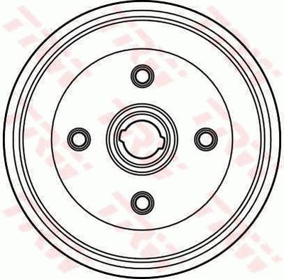 DB4142 TRW Тормозной барабан
