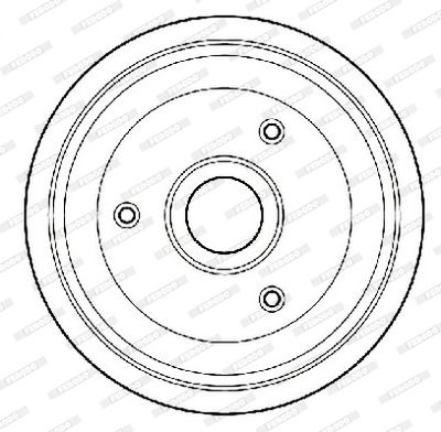 FDR329702 FERODO Тормозной барабан